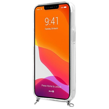 Guess 4G Silver Stripe Crossbody - Etui iPhone 13