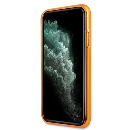 Karl Lagerfeld Choupette Head - Etui iPhone 11 (fluo pomarańczowy)