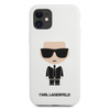 Karl Lagerfeld Fullbody Silicone Iconic - Etui iPhone 11 (White)