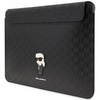 Karl Lagerfeld NFT Saffiano Monogram Ikonik Karl Sleeve - Etui na notebook 14" (Czarny)