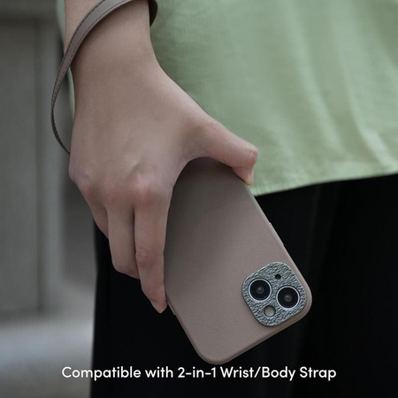 Moshi Napa MagSafe - Skórzane etui iPhone 15 Pro Max (Midnight Black)