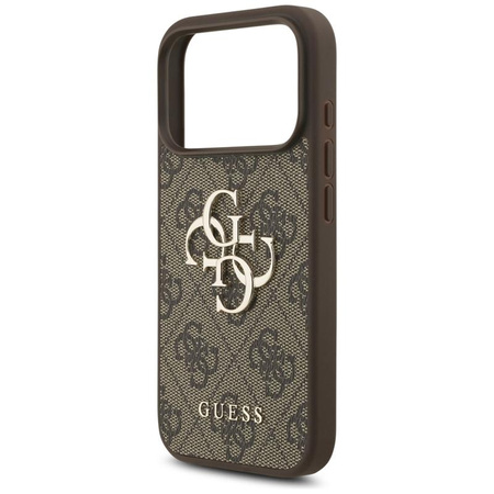 Guess 4G Big Logo - Etui iPhone 17 Pro (brązowy)