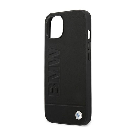 BMW Leather Hot Stamp – Etui iPhone 14 (Czarny)