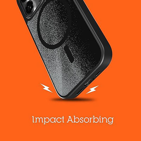 STM Relax Sand MagSafe - Etui iPhone 15 (Black / Grey)