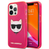 Karl Lagerfeld Choupette Head - Etui iPhone 13 Pro (fluo różowy)