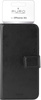 PURO Booklet Wallet Case - Etui iPhone XR z kieszeniami na karty + stand up (czarny)