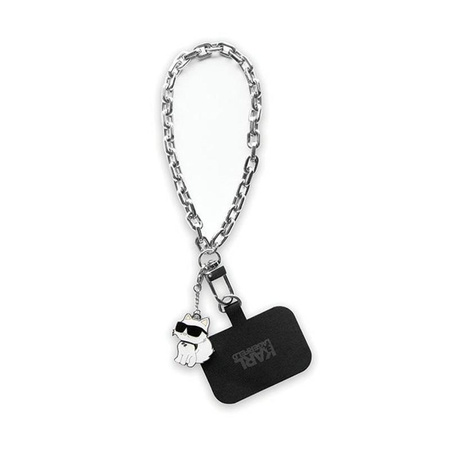 Karl Lagerfeld Universal Hand Strap Choupette – Smyczka / zawieszka do telefonu (srebrny)