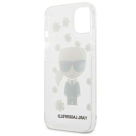 Karl Lagerfeld Iconic Karl Flower - Etui iPhone 13 (przezroczysty)