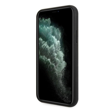 Guess Marble Glass Gold Glitter - Etui iPhone 11 Pro Max (biały)