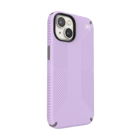 Speck Presidio2 Grip - Antypoślizgowe etui iPhone 14 / iPhone 13 (Spring Purple / Cloudygrey / White)