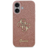 Guess Fixed Glitter Big 4G - Etui iPhone 17 (różowy)