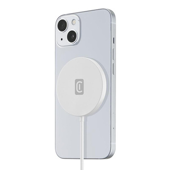 Cellularline Mag Wireless Charger - Ładowarka bezprzewodowa indukcyjna MagSafe (biały)