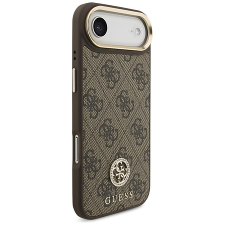 Guess 4G Strass Logo MagSafe - Etui iPhone Air (brązowy)