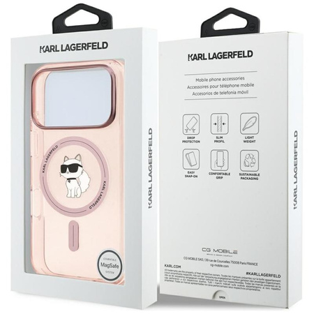 Karl Lagerfeld IML Choupette MagSafe - Etui iPhone 17 Pro (różowy)