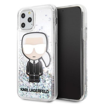 Karl Lagerfeld Glitter Iridescent Iconic - Etui iPhone 11 Pro
