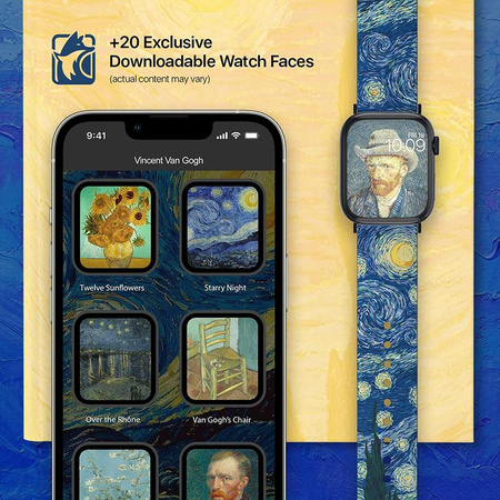 Van Gogh - Pasek do Apple Watch (Starry Night)