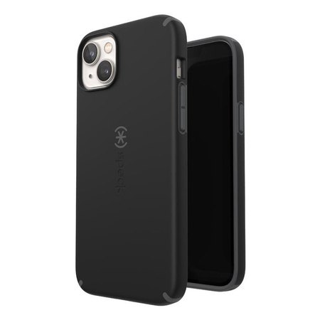 Speck CandyShell Pro - Etui iPhone 14 Plus z powłoką MICROBAN (Black / Slate Grey)