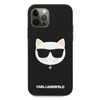Karl Lagerfeld Choupette Head Silicone - Etui iPhone 12 / iPhone 12 Pro (czarny)