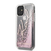 Karl Lagerfeld Signature Glitter Case - Etui iPhone 11 (Rose Gold)