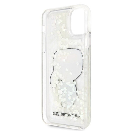 Karl Lagerfeld Glitter Glowdark Ikonik - Etui iPhone 11 Pro Max
