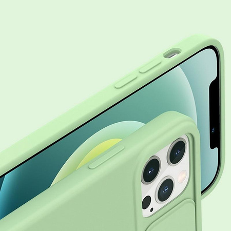 Nillkin CamShield Silky Magnetic - Etui Apple iPhone 12 / 12 Pro z osłoną aparatu (Orange Pink)