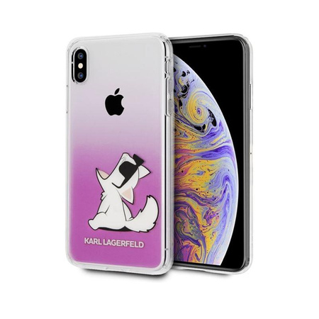Karl Lagerfeld Choupette Fun Sunglasses - Etui iPhone Xs Max (Pink)