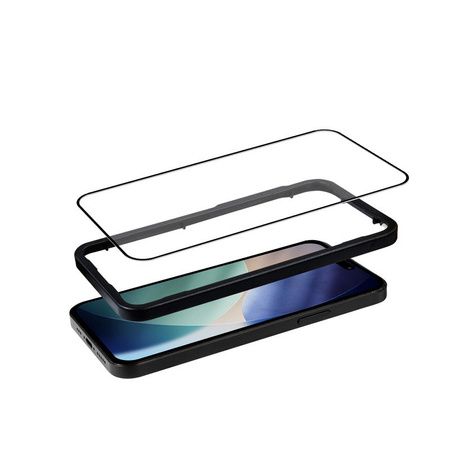Crong 3D Armour Glass - Szkło hartowane iPhone 17 Pro + ramka instalacyjna