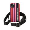 Karl Lagerfeld Color Stripes Strap - Etui iPhone 14 Plus (różowy)