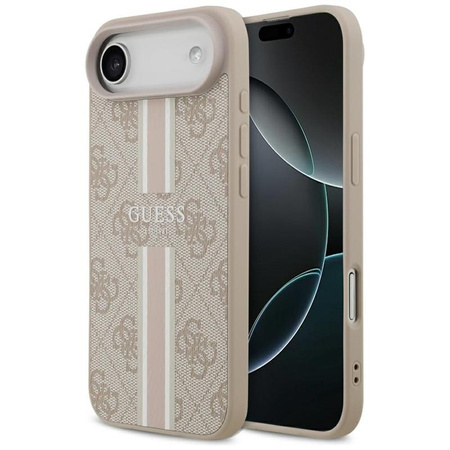 Guess 4G Printed Stripes MagSafe - Etui iPhone Air (różowy)