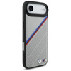 BMW M Tricolor Metal Logo MagSafe - Etui iPhone Air (szary)