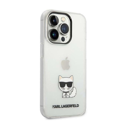 Karl Lagerfeld Choupette Body - Etui iPhone 14 Pro (przezroczysty)