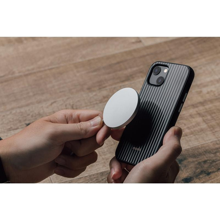 Moshi Arx Slim Hardshell Case - Etui iPhone 13 mini MagSafe (Mirage Black)