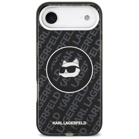 Karl Lagerfeld IML Choupette Head Logo MagSafe - Etui iPhone Air (czarny)