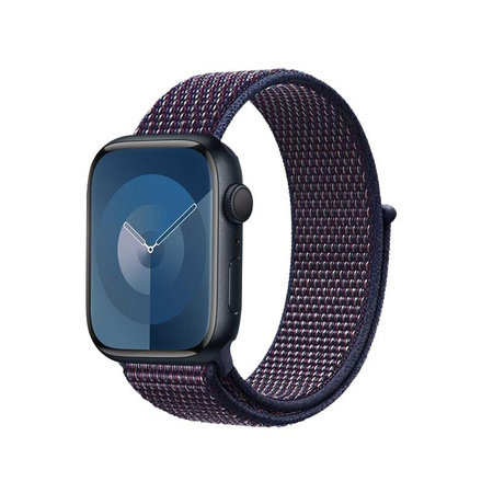 Crong Nylon - Pasek sportowy do Apple Watch 44/45/46/49 mm (Midnight Blue)