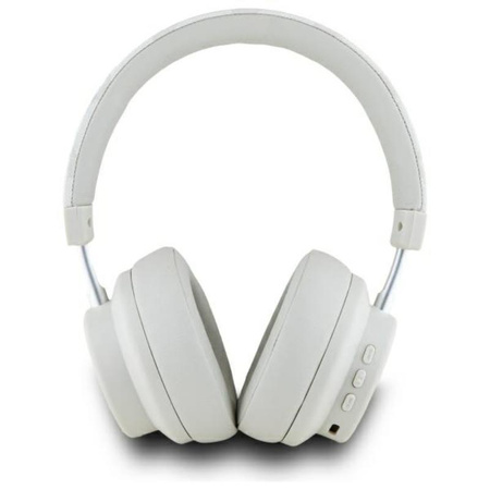 DKNY Checkered Pattern - Bezprzewodowe słuchawki nauszne Bluetooth V5.3 (perłowy)