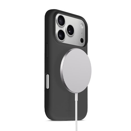 Crong Color Cover Magnetic - Etui MagSafe iPhone 17 Pro (czarny)