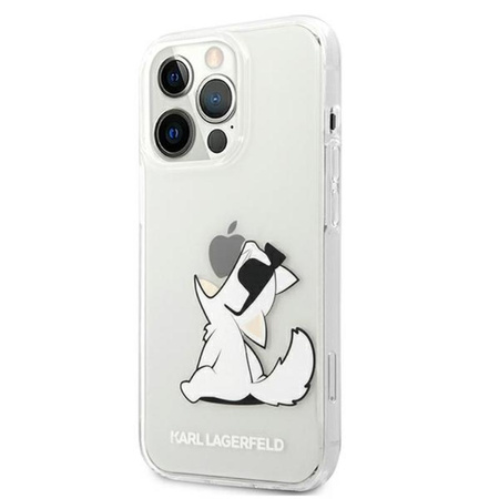 Karl Lagerfeld Choupette Fun - Etui iPhone 13 Pro (przezroczysty)