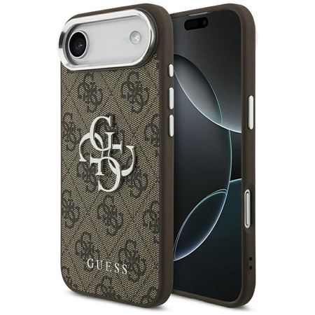 Guess 4G Big 4G Classic Logo - Etui iPhone Air (brązowy / srebrny)