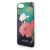 Guess Flower Shiny Collection N1 - Etui iPhone SE 2020 / 8 / 7 (Black)