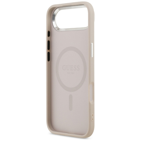 Guess Triangle Logo MagSafe - Etui iPhone Air (różowy)
