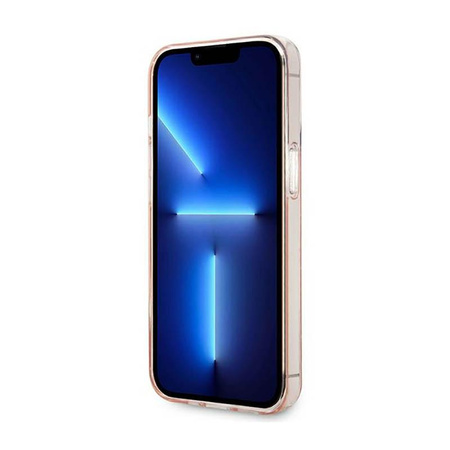 Karl Lagerfeld Mono Vertical Stripe - Etui iPhone 14 Pro (różowy)