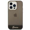 Guess Translucent - Etui iPhone 14 Pro (czarny)