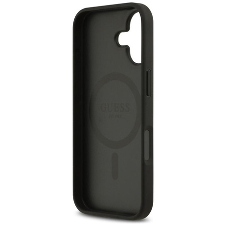 Guess 4G Circle Classic Logo MagSafe - Etui iPhone 17 (czarny)