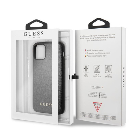 Guess Iridescent - Etui iPhone 11 Pro Max (czarny)