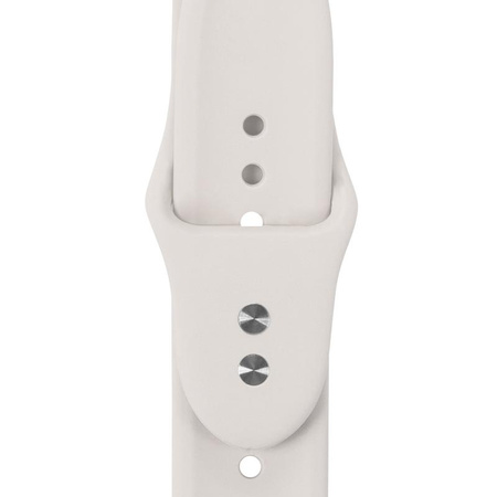 Crong Liquid - Pasek do Apple Watch 38/40/41/42mm (kamienny beż)