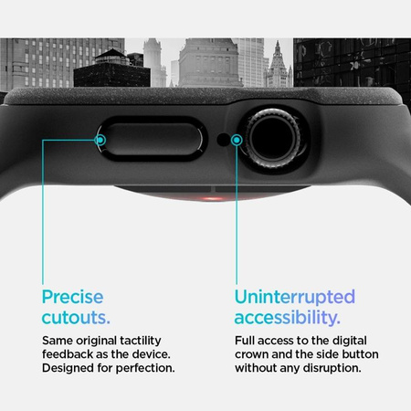 Spigen Vault Pro - Pasek z obudową do Apple Watch 10 46 mm (Matte Black)