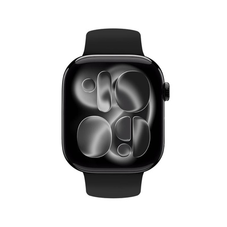 Crong Liquid - Pasek do Apple Watch 38/40/41/42 mm (czarny)