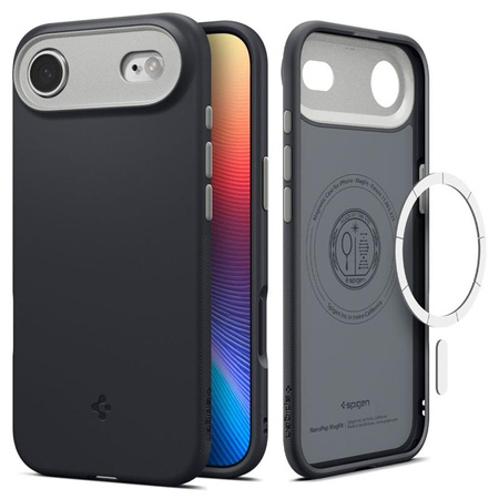 Spigen Nano Pop Mag MagSafe - Etui do iPhone Air (Black Sesame)