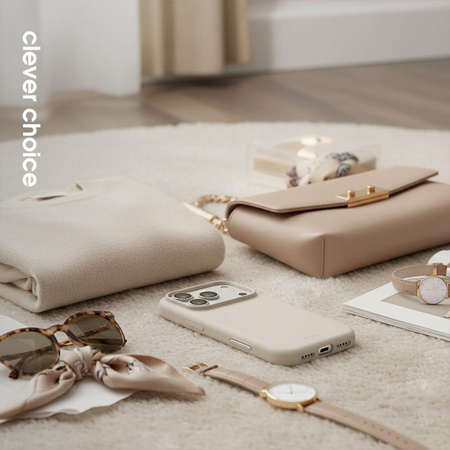 Crong Color Cover Magnetic - Etui MagSafe iPhone 17 Pro Max (czarny)