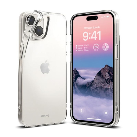 Crong Crystal Slim Cover - Etui iPhone 14 / iPhone 13 (przezroczysty)